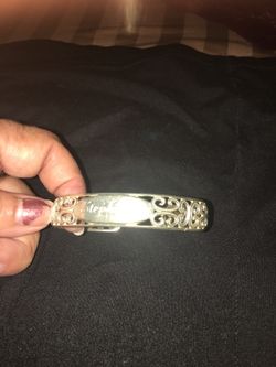 Silver bangle
