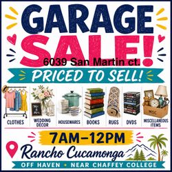 Rancho Cucamonga Garage sale