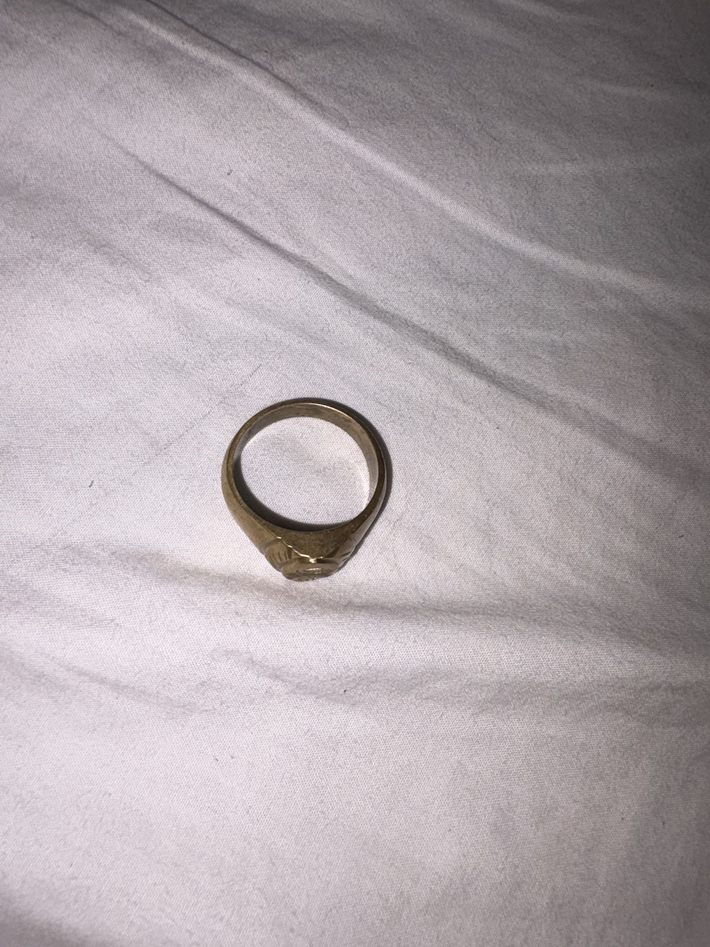 Brass Ring Used Vintage Small Scratches
