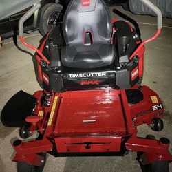 TORO 54” Zero-Turn “Time-Cutter Max” w/ Kawasaki Engine - NEW!! 