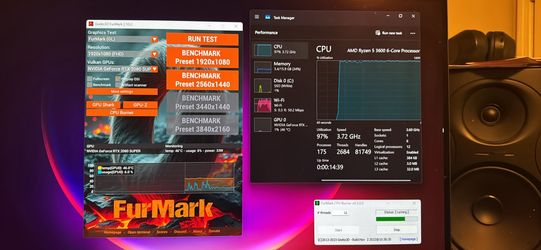 RTX 2080 Super EVGA and Ryzen 3600 gaming PC with 16gb ram