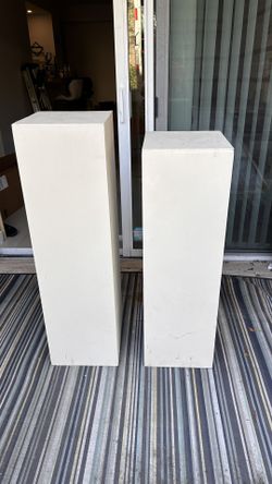 Wood Display Rectangular Cube Pedestal Column Pillar Party Decorations Twin Towers Wedding Party Event