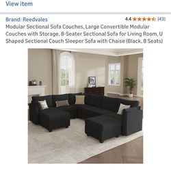 Modular 8 Seater Sectional