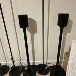 Sonos One with Sanus Stand (Pair)