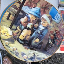 Antique Glass Plates