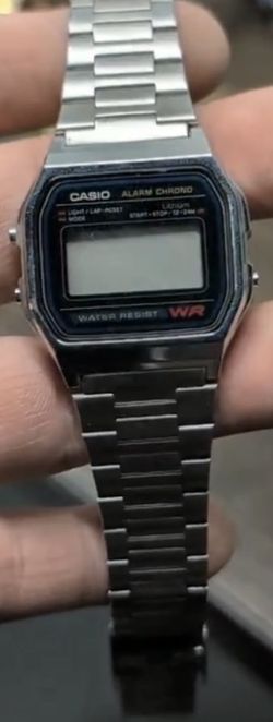 A158WA Series | Unisex Digital Watch | Vintage | WR 