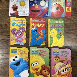 Sesame Street Educational Book Lot