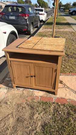 wood cabinets