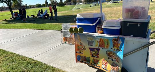 Raspados, Elotes, Esquites, Mangoneadas