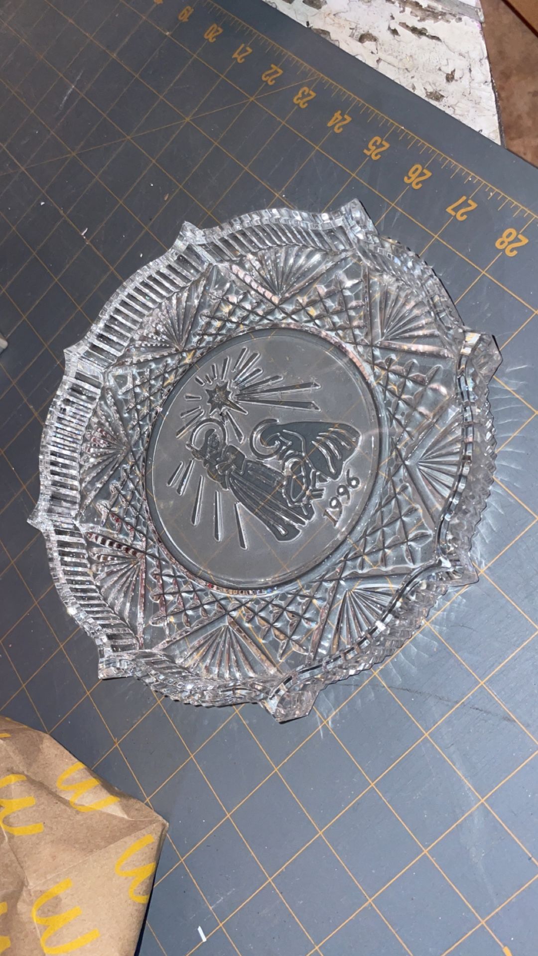 1996 Religious Collector’s Crystal Plate