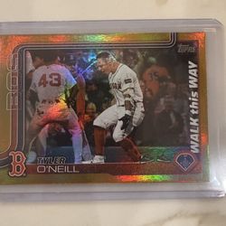 2025 Topps Series 1 - Walk this Way Tyler O'Neill #WTW-10 Gold /50