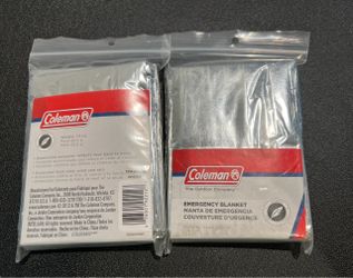 2-Coleman Emergency Blankets