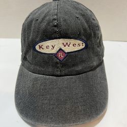 Vintage KEY WEST Florida Hat Adult Adjustable Strap Back Baseball Dad Cap