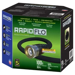 New in box Teknor Rapid Flo 5/8 in. x 100 ft. Compact Garden Hose Costco $50+tax