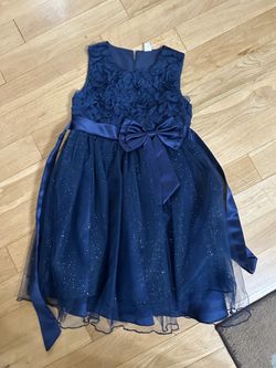 Blue Dress Size 7 Little Girls