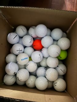 100- used brand name golf balls