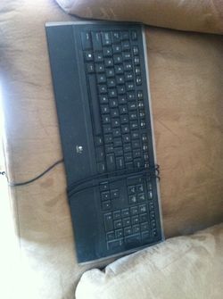 Logitech led computer PC keyboard