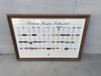 Chäteau Mouton Rothschild Wine Label Art Print