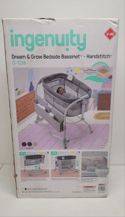 Ingenuity Bedside Bassinet - Transition Crib Mode Up to 12 Months
