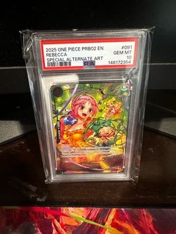 One Piece Rebecca PRB02 EN #091 Special Alt Art PSA 10
