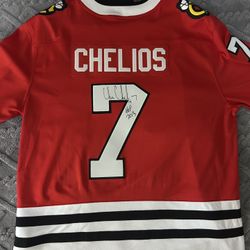 Chris Chelios Autographed Jersey
