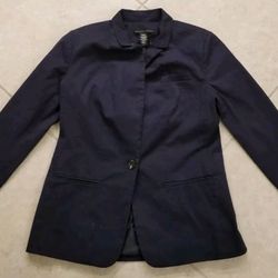 Women's Apostrophe Blazer Jacket Size 8 Blue