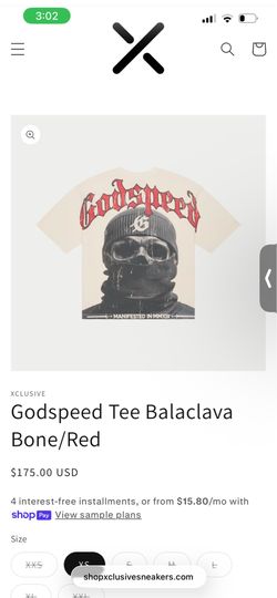 Godspeed shirt balaclava shirt cream  color size extra small in mens fits like a size small