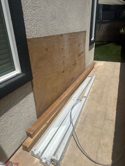 Wood and ceiling light all for  exchange to transportation