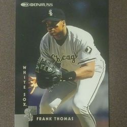 1997 Donruss Frank Thomas Chicago White Sox #138 HOF Hall Of Fame Baseball Card Vintage Collectible Sports MLB