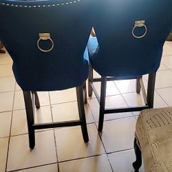 Beautiful Velvet Bar Stools 