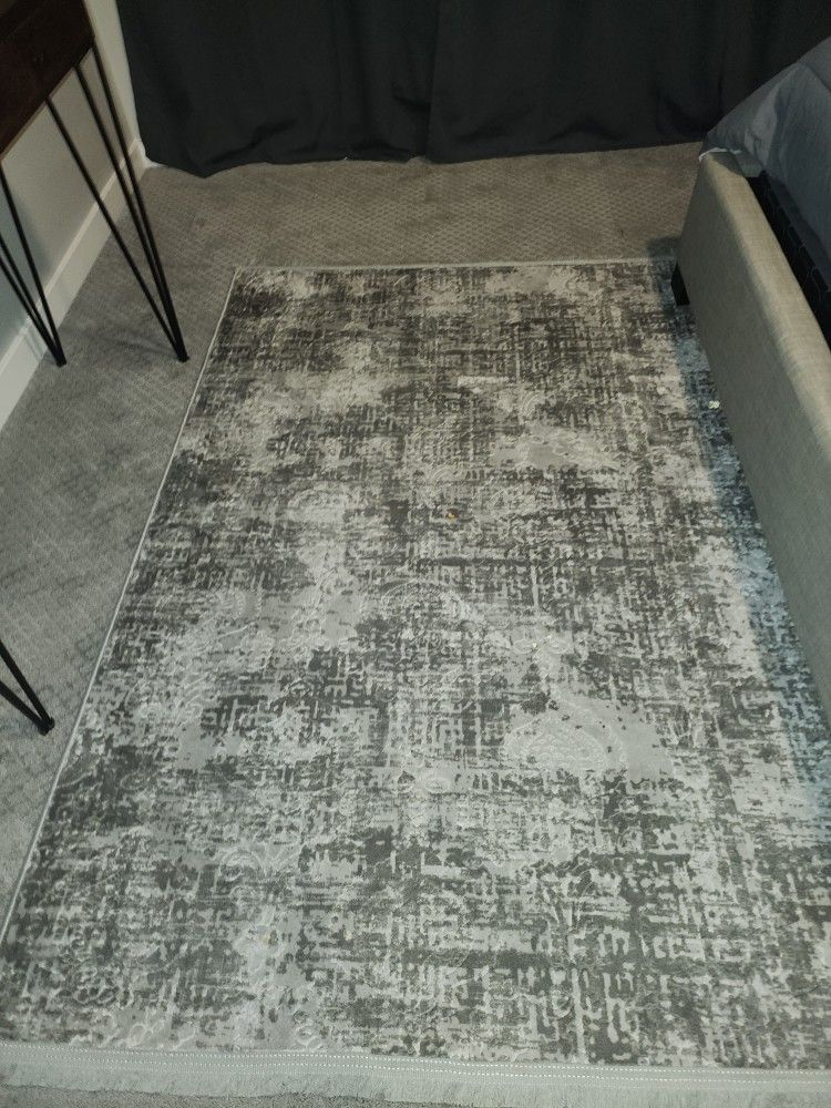 Gray Area Rug (4×6)