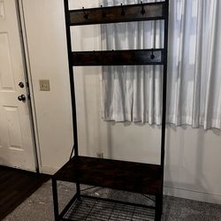 Coat And Shoe Rack