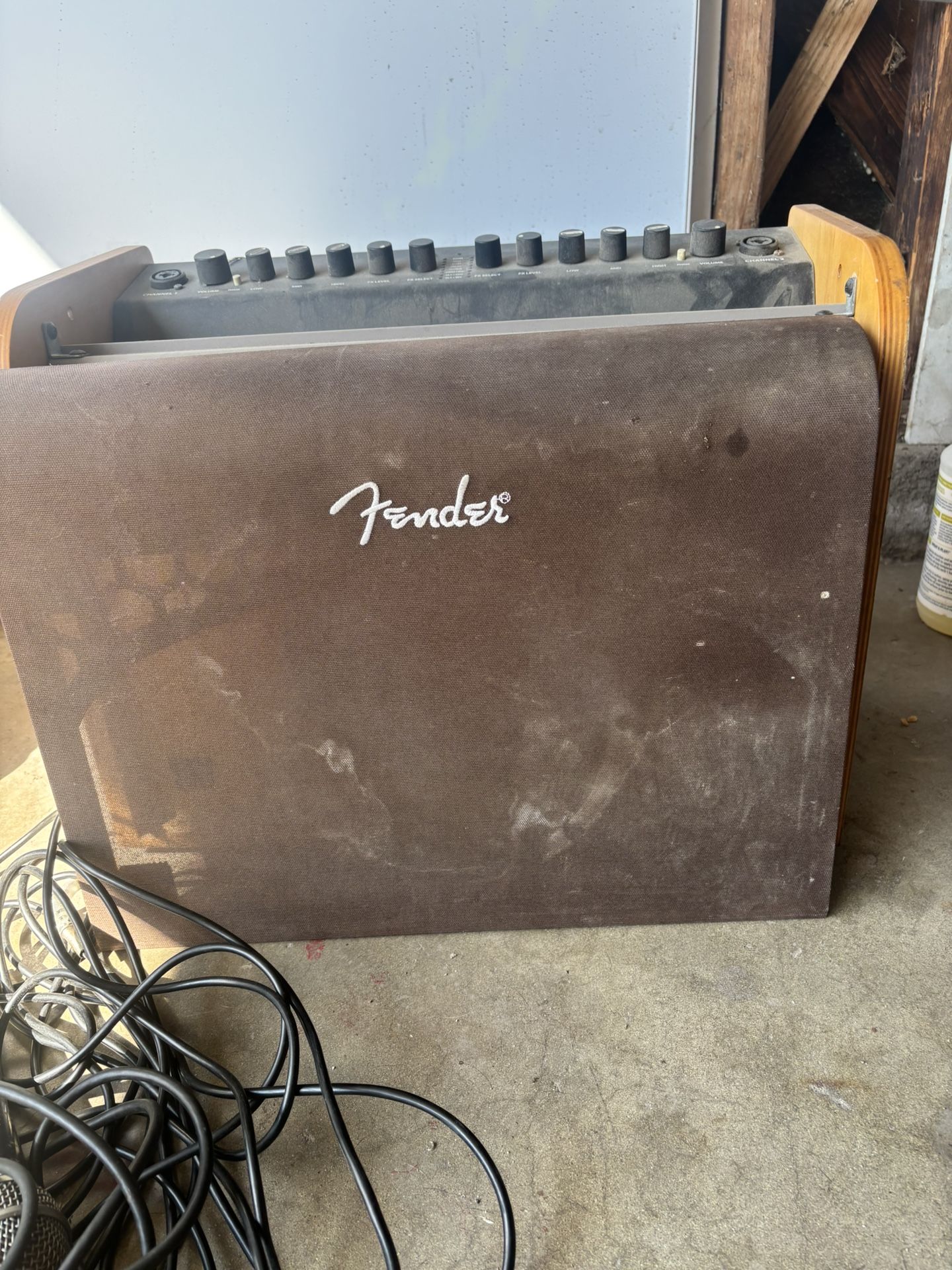 Fender Box And Microphone