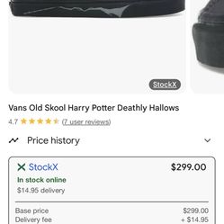 Harry Potter Deathly Hallows Vans