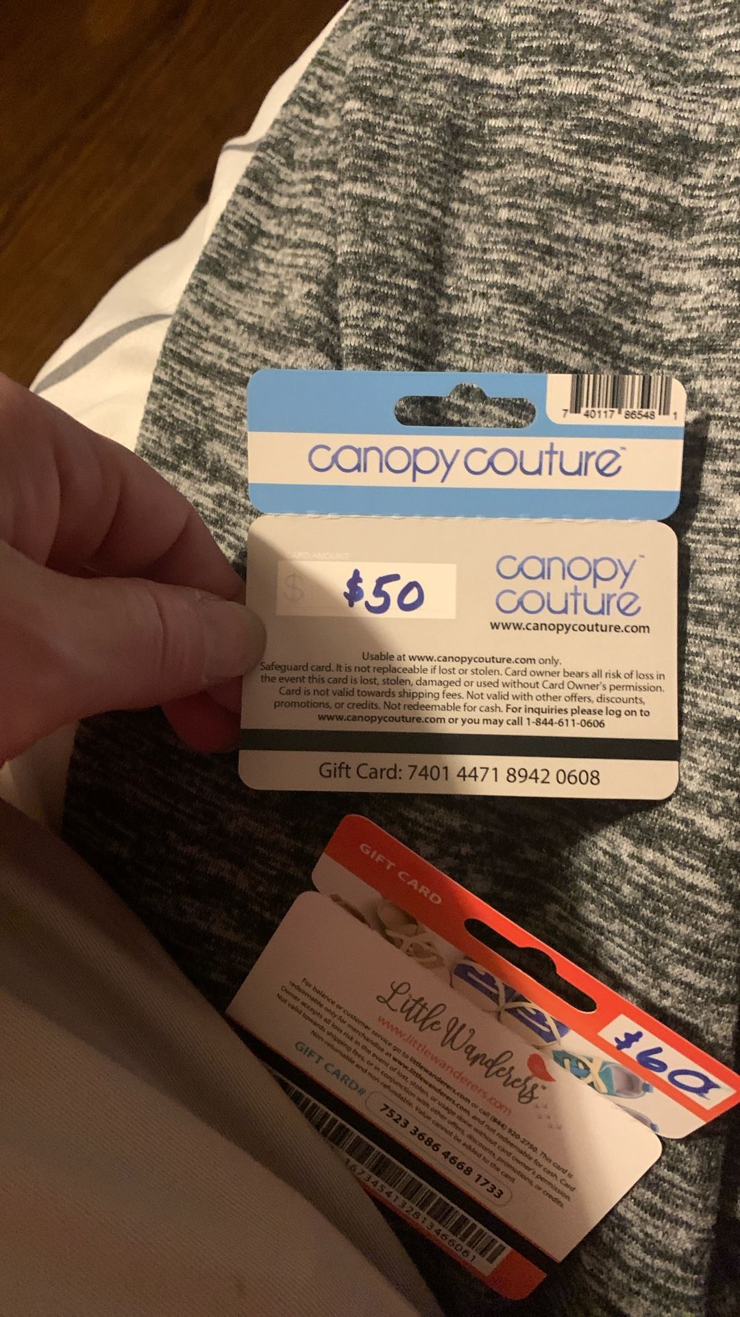 Canopy Couture 50$ Babys Gift Card