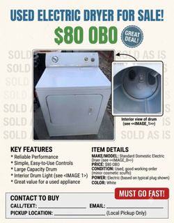 Whirlpool Heavy Duty Electric Dryer – Delivery Available