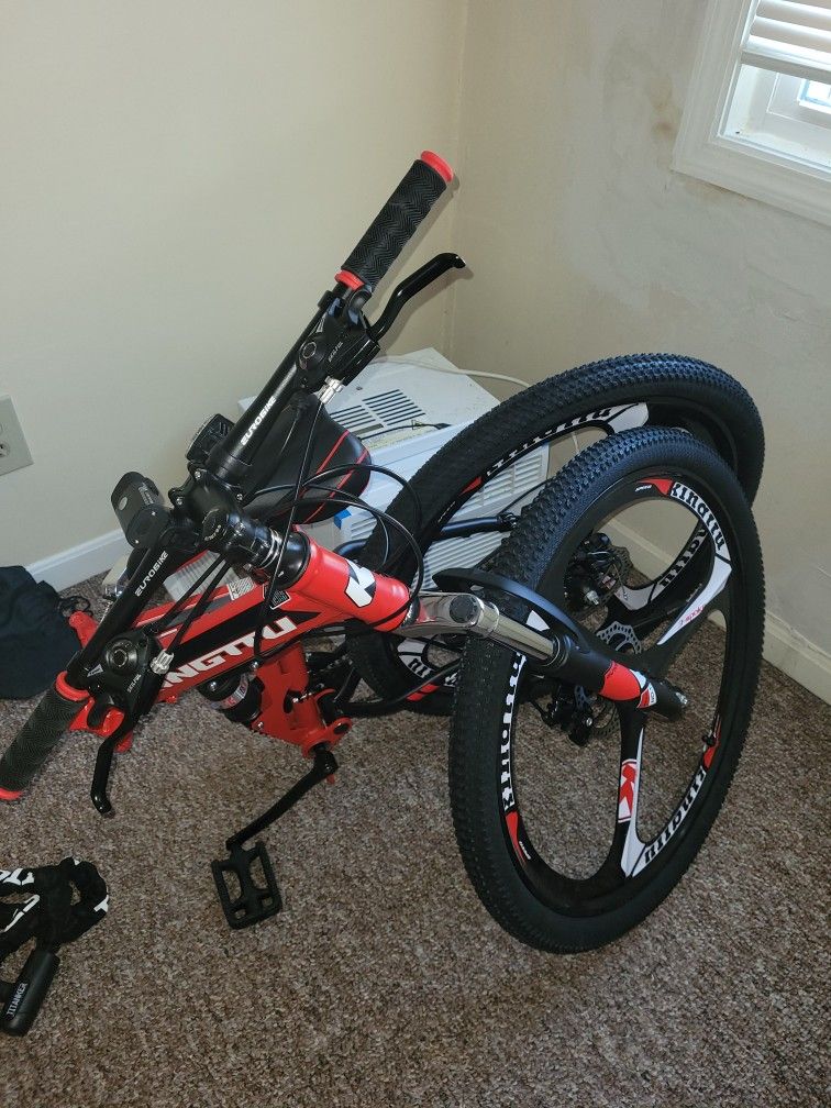 EUROBIKE OBK G4/G6 26 Full Suspension Folding Mountain Bike 21