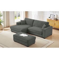Ottoman And Couch Dark Gray Brand New In Box 📦 