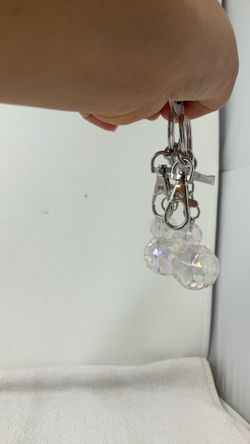 Crystal Ball Keychain Bag Charm
