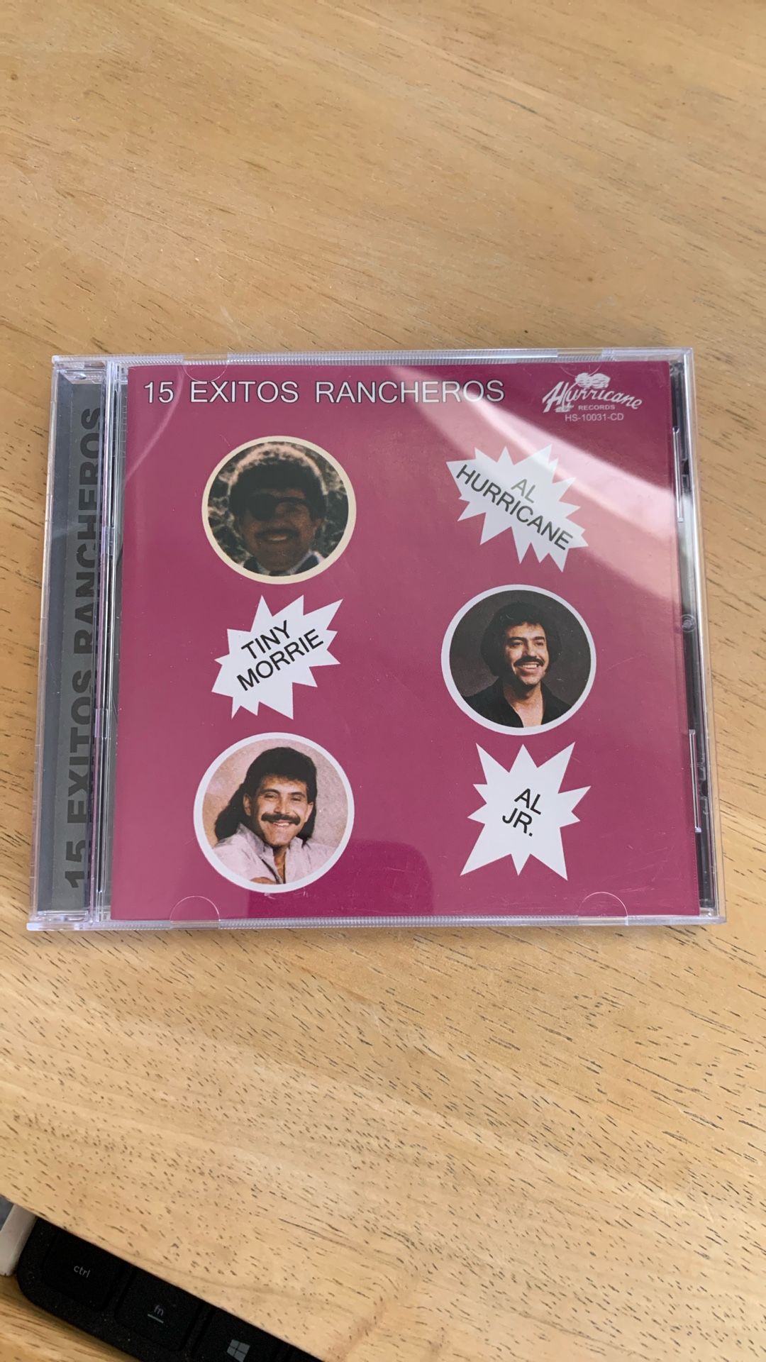 15 EXITOS RANCHEROS 1986 AL HURRICANE, TINY MORRIE Cd