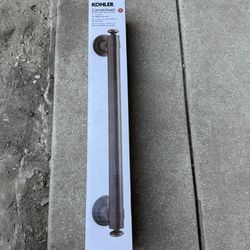 KOHLER Carmichael 16 in. Grab Bar in Oil-Rubbed Bronze Store SKU# 1005-115-679