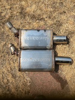 Two used Magna flow exhaust