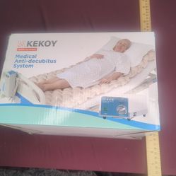 Twin size air topper with machine