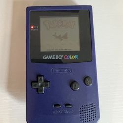 Gameboy Color Purple