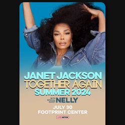 Janet Jackson In Concert At Footprint Center July 30, 4 Tickets, Amazing Seats, VIP Parking And Annexus Club