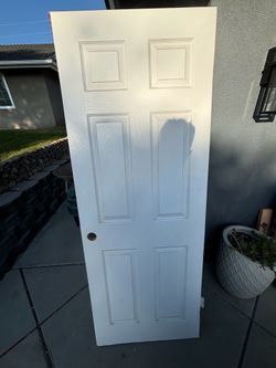 Panel door with 6 “window” panels