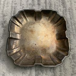 Vintage Sanborns Mexico Sterling Silver Flatware Dish 598gm