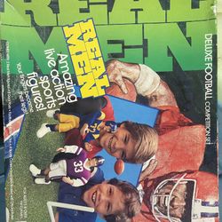 Real Men Football Game By Mattel 1986