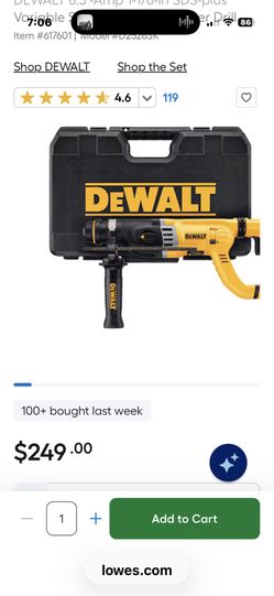 Dewalt Rotary Hammet Set