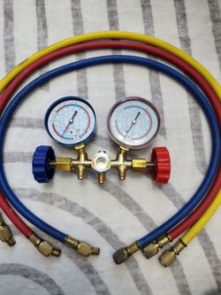 AC Manifold Gauge Set with Hoses